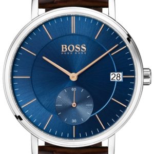 Hugo Boss 99999 Herrklocka 1513639 Blå/Läder Ø40 mm