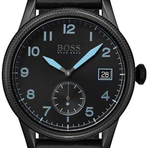 Hugo Boss 99999 Herrklocka 1513672 Svart/Läder Ø44 mm