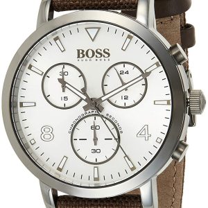 Hugo Boss 99999 Herrklocka 1513690 Silverfärgad/Läder Ø42 mm