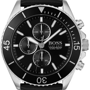 Hugo Boss 99999 Herrklocka 1513697 Svart/Läder Ø46 mm