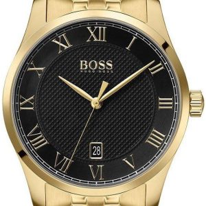 Hugo Boss 99999 Herrklocka 1513739 Svart/Gulguldtonat stål Ø41 mm