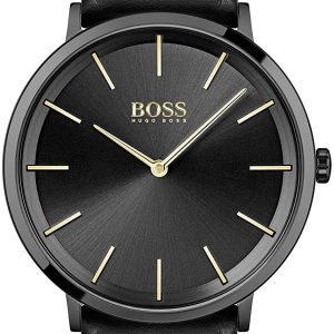 Hugo Boss 99999 Herrklocka 1513830 Svart/Läder Ø40 mm