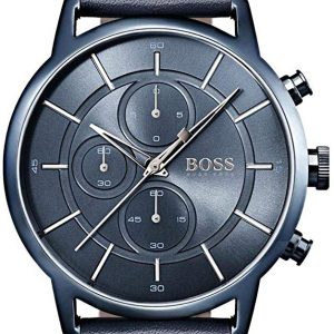 Hugo Boss Architecture Herrklocka 1513575 Blå/Läder Ø44 mm