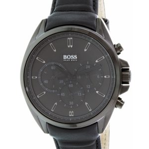 Hugo Boss Chronograph Herrklocka 1513061 Svart/Läder Ø44 mm