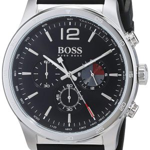 Hugo Boss Chronograph Herrklocka 1513525 Svart/Gummi Ø42 mm