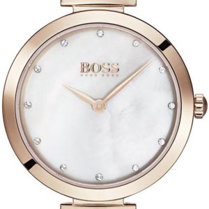 Hugo Boss Classic Damklocka 1502480 Vit/Roséguldstonat stål Ø30 mm