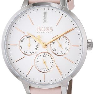 Hugo Boss Damklocka 1502419 Symphony Vit/Läder Ø38 mm