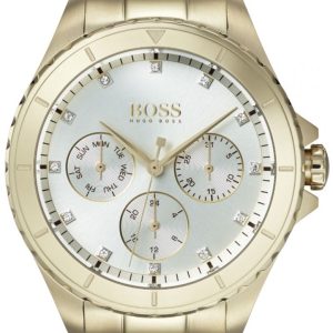 Hugo Boss Damklocka 1502445 Silverfärgad/Gulguldtonat stål Ø39 mm