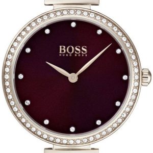 Hugo Boss Damklocka 1502481 Röd/Läder Ø30 mm