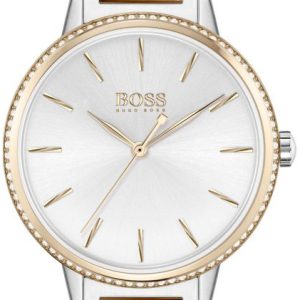 Hugo Boss Damklocka 1502567 Silverfärgad/Gulguldtonat stål Ø34 mm