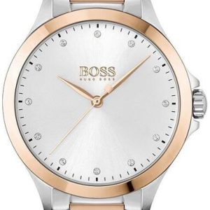 Hugo Boss Damklocka 1502577 Grace Silverfärgad/Roséguldstonat stål