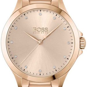 Hugo Boss Damklocka 1502578 Grace Roséguldstonad/Roséguldstonat