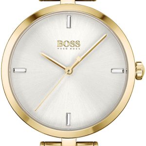 Hugo Boss Damklocka 1502586 Majesty Silverfärgad/Gulguldtonat stål