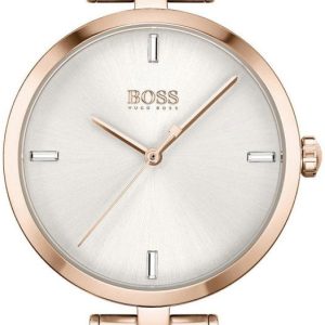 Hugo Boss Damklocka 1502589 Majesty Silverfärgad/Roséguldstonat