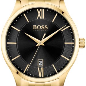 Hugo Boss Elite Herrklocka 1513897 Svart/Gulguldtonat stål Ø41 mm