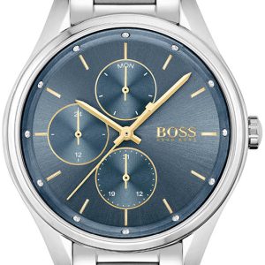 Hugo Boss Grand Course Damklocka 1502583 Blå/Stål Ø36 mm