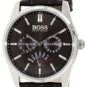 Hugo Boss Heritage Herrklocka 1513124 Svart/Läder Ø43 mm