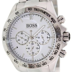 Hugo Boss Herrklocka 1512962 Ikon Vit/Stål Ø44 mm