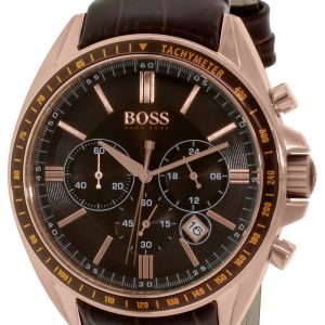 Hugo Boss Herrklocka 1513093 Driver Brun/Läder Ø43 mm