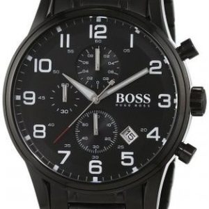 Hugo Boss Herrklocka 1513180 Aeroliner Svart/Stål Ø44 mm