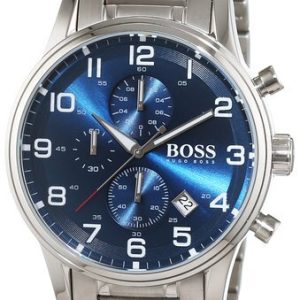 Hugo Boss Herrklocka 1513183 Aeroliner Blå/Stål Ø44 mm