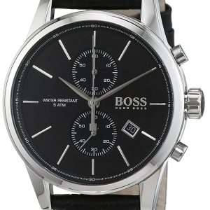 Hugo Boss Herrklocka 1513279 Jet Svart/Läder Ø41 mm