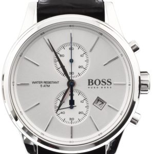 Hugo Boss Herrklocka 1513282 Jet Silverfärgad/Läder Ø42 mm