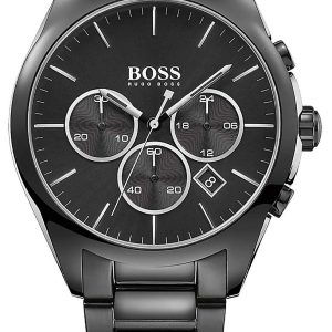 Hugo Boss Herrklocka 1513365 Onyx Svart/Stål Ø44 mm