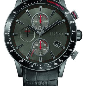 Hugo Boss Herrklocka 1513445 Rafale Grå/Läder Ø45 mm