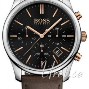 Hugo Boss Herrklocka 1513448 Time One Svart/Läder Ø42 mm