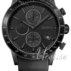 Hugo Boss Herrklocka 1513456 Rafale Svart/Läder Ø44 mm