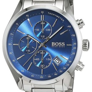 Hugo Boss Herrklocka 1513478 Chronograph Blå/Stål Ø43 mm