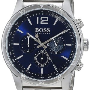 Hugo Boss Herrklocka 1513527 Chronograph Blå/Stål Ø45 mm