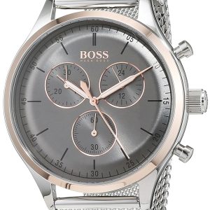 Hugo Boss Herrklocka 1513549 Chronograph Grå/Stål Ø42 mm