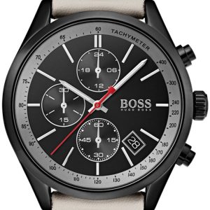 Hugo Boss Herrklocka 1513562 Svart/Läder Ø44 mm