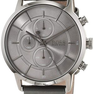 Hugo Boss Herrklocka 1513570 Architecture Grå/Läder Ø44 mm