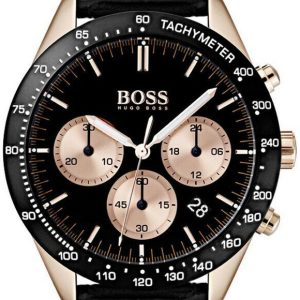 Hugo Boss Herrklocka 1513580 Svart/Läder Ø42 mm