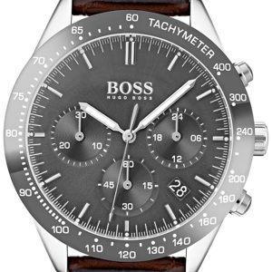 Hugo Boss Herrklocka 1513598 Talent Grå/Läder Ø42 mm