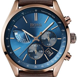 Hugo Boss Herrklocka 1513604 Blå/Läder Ø44 mm