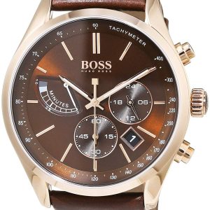 Hugo Boss Herrklocka 1513605 Brun/Läder Ø44 mm