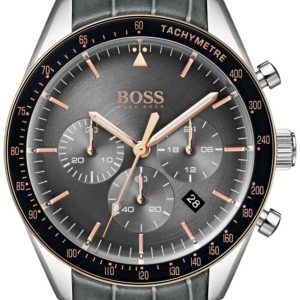 Hugo Boss Herrklocka 1513628 Grå/Läder Ø44 mm