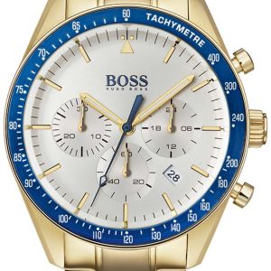 Hugo Boss Herrklocka 1513631 Silverfärgad/Gulguldtonat stål Ø44 mm