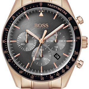 Hugo Boss Herrklocka 1513632 Grå/Roséguldstonat stål Ø44 mm