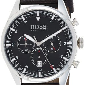 Hugo Boss Herrklocka 1513708 Svart/Läder Ø44 mm