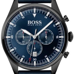 Hugo Boss Herrklocka 1513711 Blå/Läder Ø44 mm