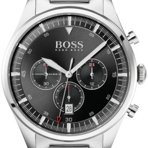 Hugo Boss Herrklocka 1513712 Pioneer Svart/Stål Ø44 mm