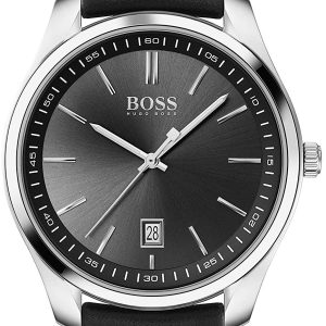 Hugo Boss Herrklocka 1513729 Svart/Läder Ø42 mm