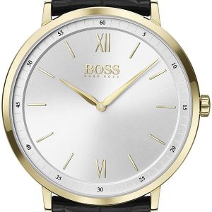 Hugo Boss Herrklocka 1513751 Silverfärgad/Läder Ø40 mm