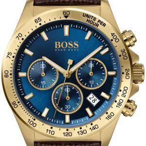 Hugo Boss Herrklocka 1513756 Blå/Läder Ø45.07 mm