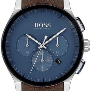 Hugo Boss Herrklocka 1513760 Blå/Läder Ø44 mm